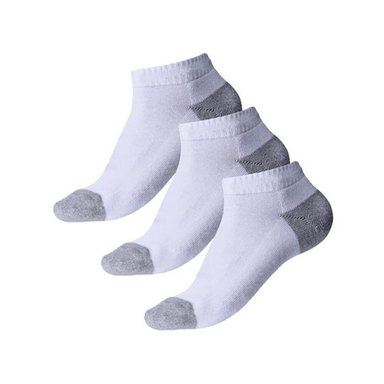 CALCETIN DUNLOP CREW CORTO BLANCO X3 TENIS PADEL - 1