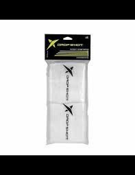 MUÑEQUERA DROP SHOT CORTA BLANCA X2 TENIS PADEL - 2
