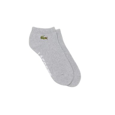 CALCETIN LACOSTE SPORT CORTO GRIS TENIS PADEL - 1