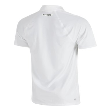 POLERA LACOSTE POLO NOVAK DJOKOVIC ULTRA DRY BLANCA TENIS - 2