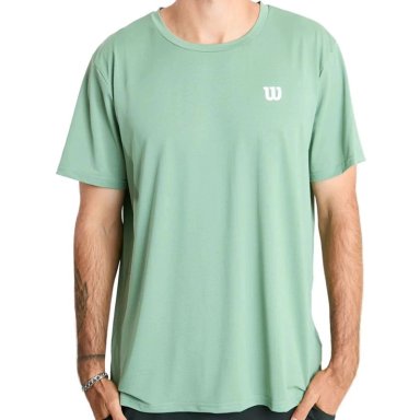 POLERA WILSON POLY VERDE TENIS/PADEL - 1