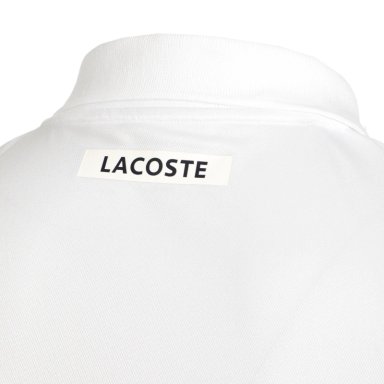 POLERA LACOSTE POLO SPORT BLANCA/NARANJA TENIS - 3