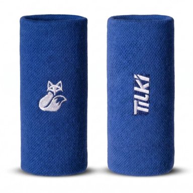 MUÑEQUERA TILKI LARGA XL TERRY NEGRA X2 TENIS PADEL - 2
