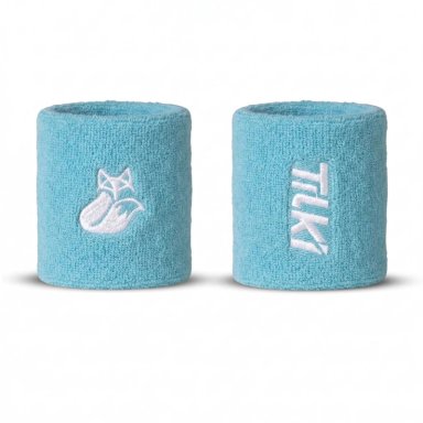 MUÑEQUERA TILKI CORTA TERRY LEHINDE CELESTE X2 TENIS PADEL - 1