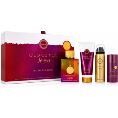 SET 4PCS ARMAF CLUB DE NUIT UNTOLD 100ML + SG 100ML + BS 50ML + DES 75ML - 1