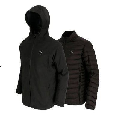 CHAQUETA 3 EN 1 HOMBRE SKADA NEGRO DOITE - 1