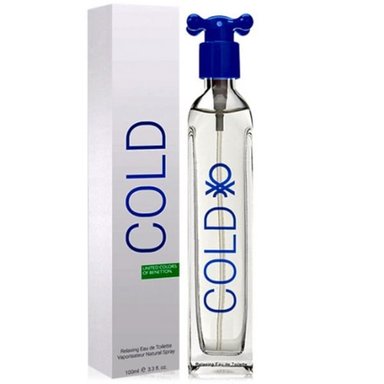 PERFUME BENETTON COLD UNISEX EDT 100 ML - 1