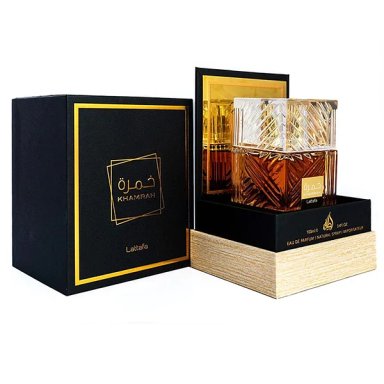 PERFUME UNISEX LATTAFA KHAMRAH EDP 100 ML - INTENSO Y SEDUCTOR CON NOTAS AMADERADAS Y DULCES - 1