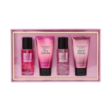 MIST COLLECTION SET AND LOTION PURE SEDUCTION VELVET PETAL - 1