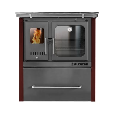COCINA A LEÑA ALCAZAR EUROPEA M90 BURDEO - 1