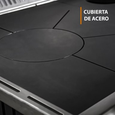 COCINA A LEÑA ALCAZAR CALBUCO L90 DIFUMADA - 4