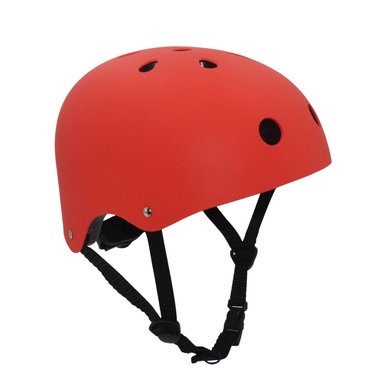 CASCO NIÑO ROJO AJUSTABLE BICICLETA SKATE PATINES ACOLCHADO - 1