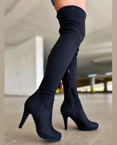 BOTAS BUCANERAS DE MUJER TACO ALTO M324 - 1