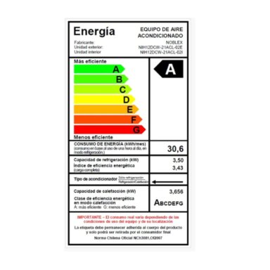 AIRE ACONDICIONADO SPLIT 12000 BTU WIFI INVERTER FRÍO-CALOR - 8