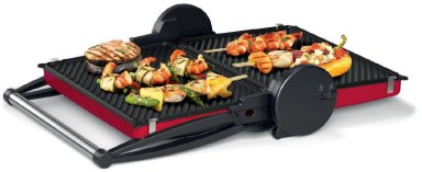 SANDWICHERA GRILL 3 en 1 TCG4104 Rojo - 2