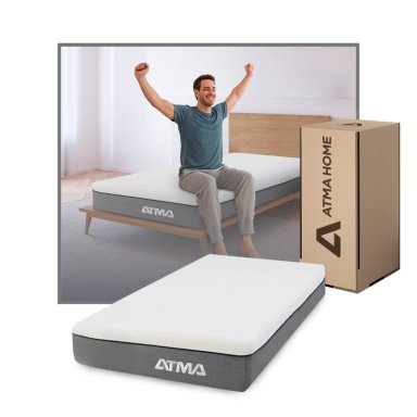 COLCHON DE ESPUMA ATMA SMOOTH TOP 1.5 PLAZAS 105X190X29 CM - 1