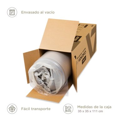 COLCHON DE ESPUMA ATMA SMOOTH TOP 1.5 PLAZAS 105X190X29 CM - 6