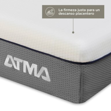 COLCHON DE ESPUMA ATMA SMOOTH TOP 1 PLAZA 90X190X29 CM - 5