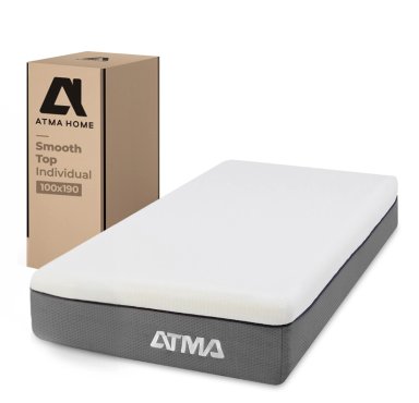 COLCHON DE ESPUMA ATMA SMOOTH TOP 1 PLAZA 90X190X29 CM - 8