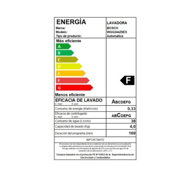 LAVADORA CARGA FRONTAL 9 KG BOSCH SERIE 6 - 3
