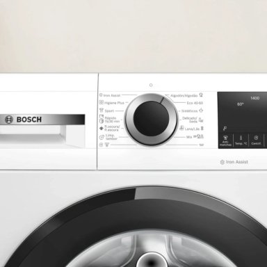 LAVADORA CARGA FRONTAL 9 KG BOSCH SERIE 6 - 6