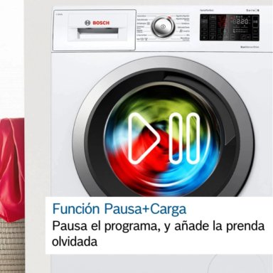 LAVADORA CARGA FRONTAL 9 KG BOSCH SERIE 6 - 9