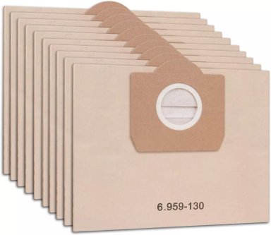 10 BOLSA KARCHER PARA NT20 25 30 MV3 WD3 WD3200 WD3300 A2204 - 1