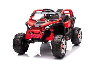 AUTO A BATERIA UTV 4X4 CON CONTROL REMOTO ROJO - 1