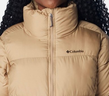 PARKA MUJER COLUMBIA BEIGE - 4