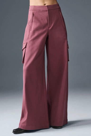 PANTALON CARGO DE PIERNA ANCHA - 1