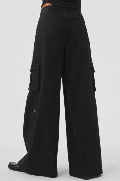 PANTALON CARGO DE PIERNA ANCHA - 3