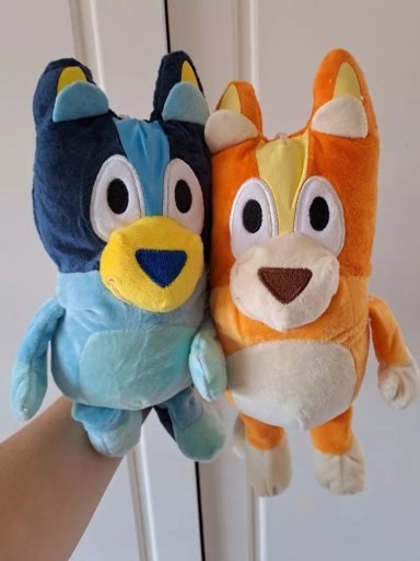 SET DOS PELUCHE SERIE BLUEY 28 CM NUEVOS BLUEY Y BINGO - 2
