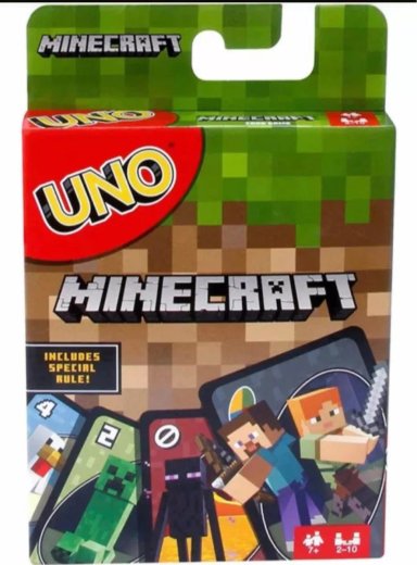 JUEGO DE CARTAS UNO MINECRAFTT MATTEL GAMES - 1