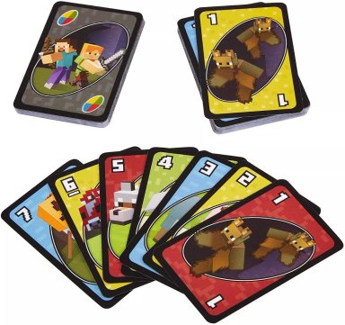 JUEGO DE CARTAS UNO MINECRAFTT MATTEL GAMES - 4