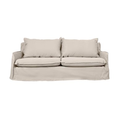 SOFA REHUE CHENILLE HUESO 3C - 1