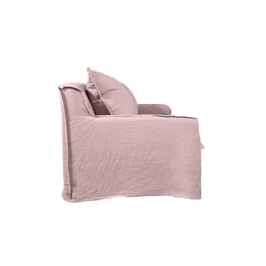 SOFA REHUE 3 CUERPOS CHENILLE PALO ROSA - 2