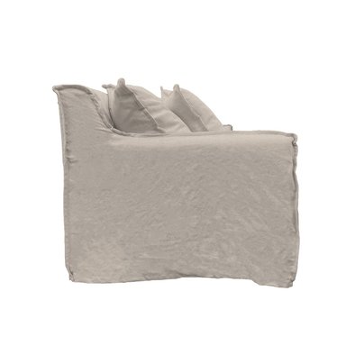 SOFA PALENA 3 CUERPOS CHENILLE HUESO - 4