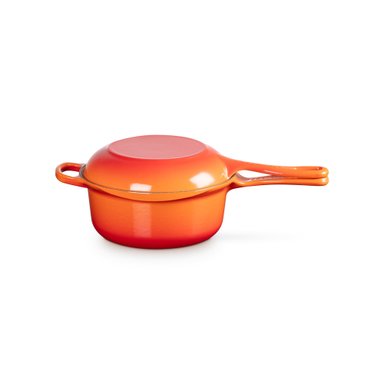 LE CREUSET CACEROLA 2-IN-1 22CM VOLCANICO HIERRO - 1