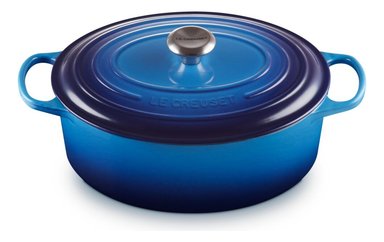 LE CREUSET COCOTTE OVALADA 31 CM CEREZA HIERRO - 1