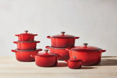 LE CREUSET COCOTTE REDONDA 18CM AZUL AZURE HIERRO - 4