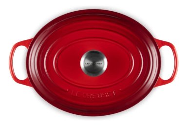 LE CREUSET COCOTTE OVAL 29 CM AZUL CARIBE HIERRO - 3