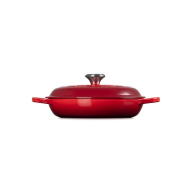 LE CREUSET CACEROLA BAJA 26CM CEREZA HIERRO - 1