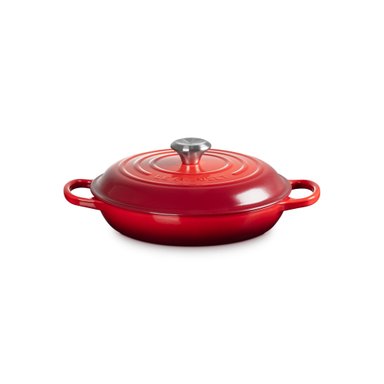 LE CREUSET CACEROLA BAJA 26CM CEREZA HIERRO - 2