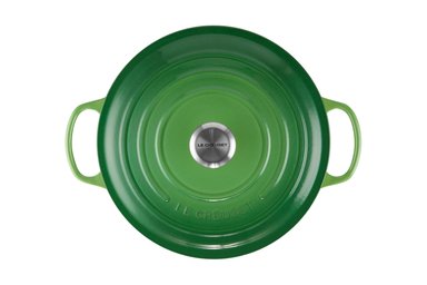 LE CREUSET COCOTTE REDONDA 28CM SHELL PINK HIERRO - 4