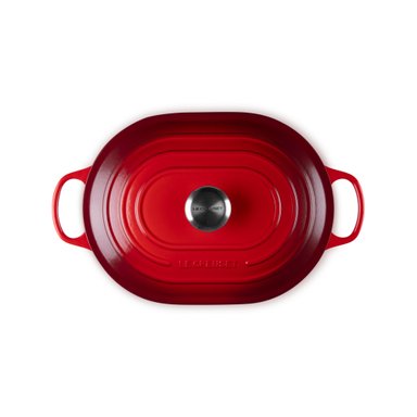 LE CREUSET CACEROLA OBLONG 31CM CEREZA HIERRO - 4