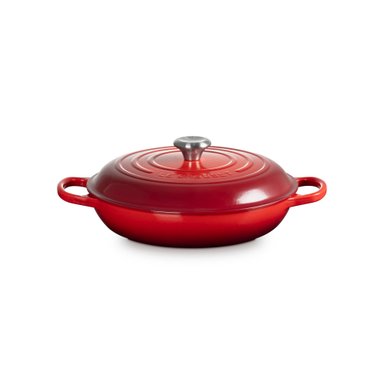 LE CREUSET CACEROLA BAJA 30CM CEREZA HIERRO - 2