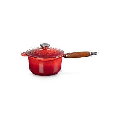 LE CREUSET CAZO MANGO MADERA 18CM CEREZA HIERRO - 2