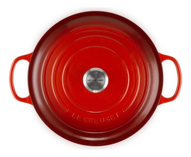 LE CREUSET COCOTTE REDONDA 30 CM CEREZA HIERRO - 3