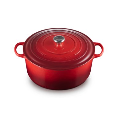 LE CREUSET COCOTTE REDONDA 34CM CEREZA HIERRO - 1