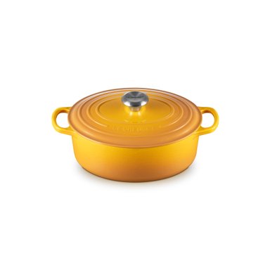 LE CREUSET COCOTTE OVALADA 27CM NECTAR HIERRO - 1